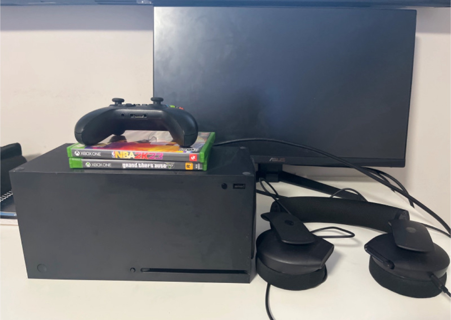 Xbox Series X,ASUS monitor, Alienware headset and games for sale