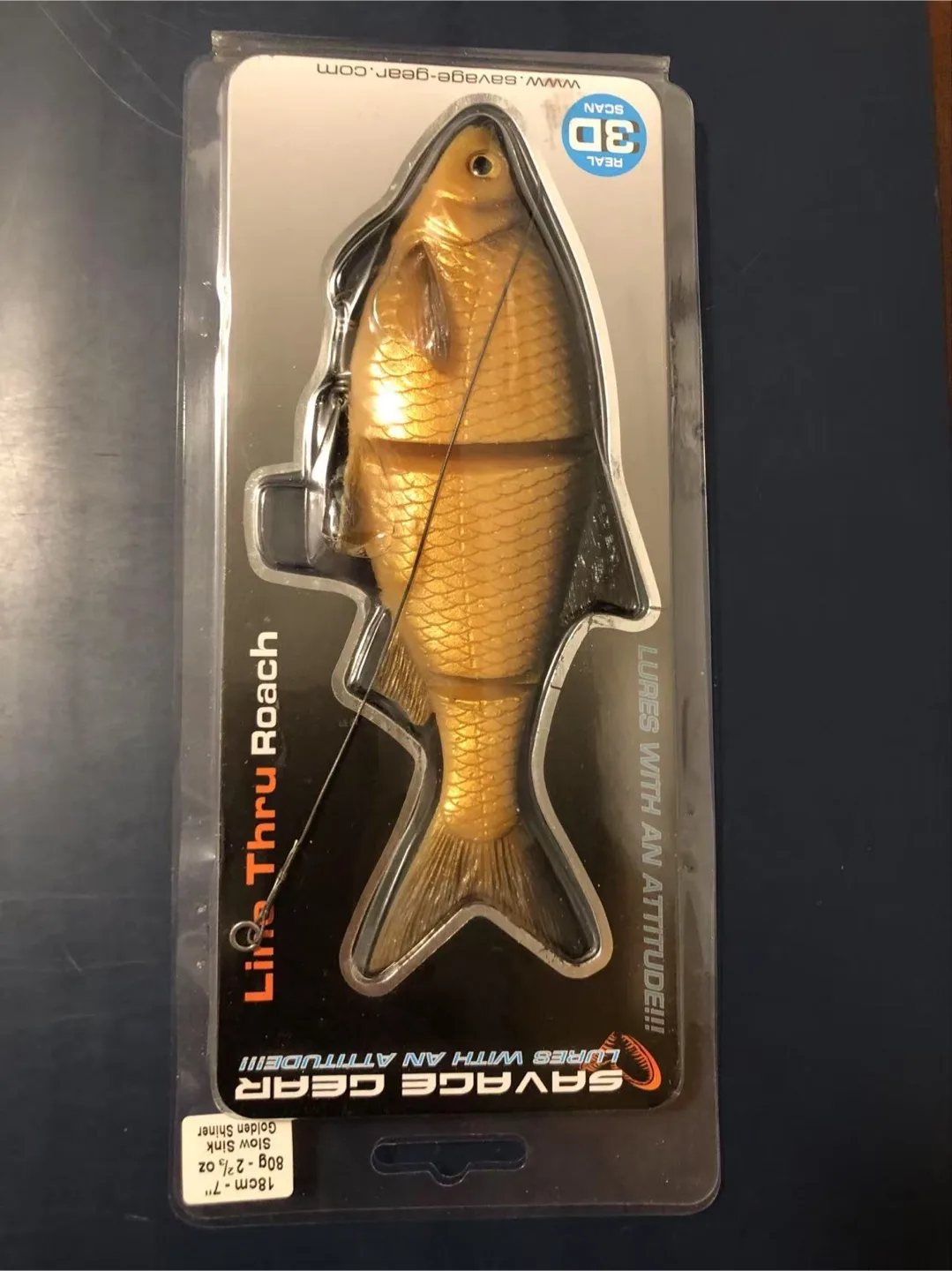 BRAND NEW Savage Gear Line Thru Roach Fishing Lure thumbnail