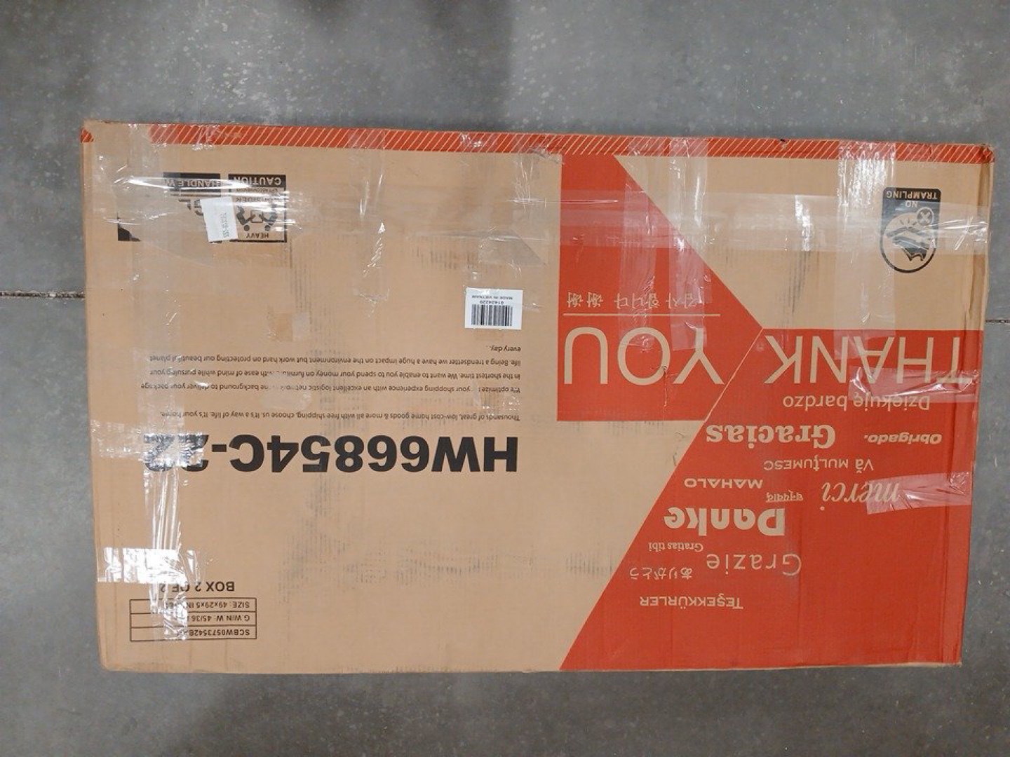 BNIB - COSTWAY PATIO JOY TEMPERED GLASS WICKER TABLE - photo 3