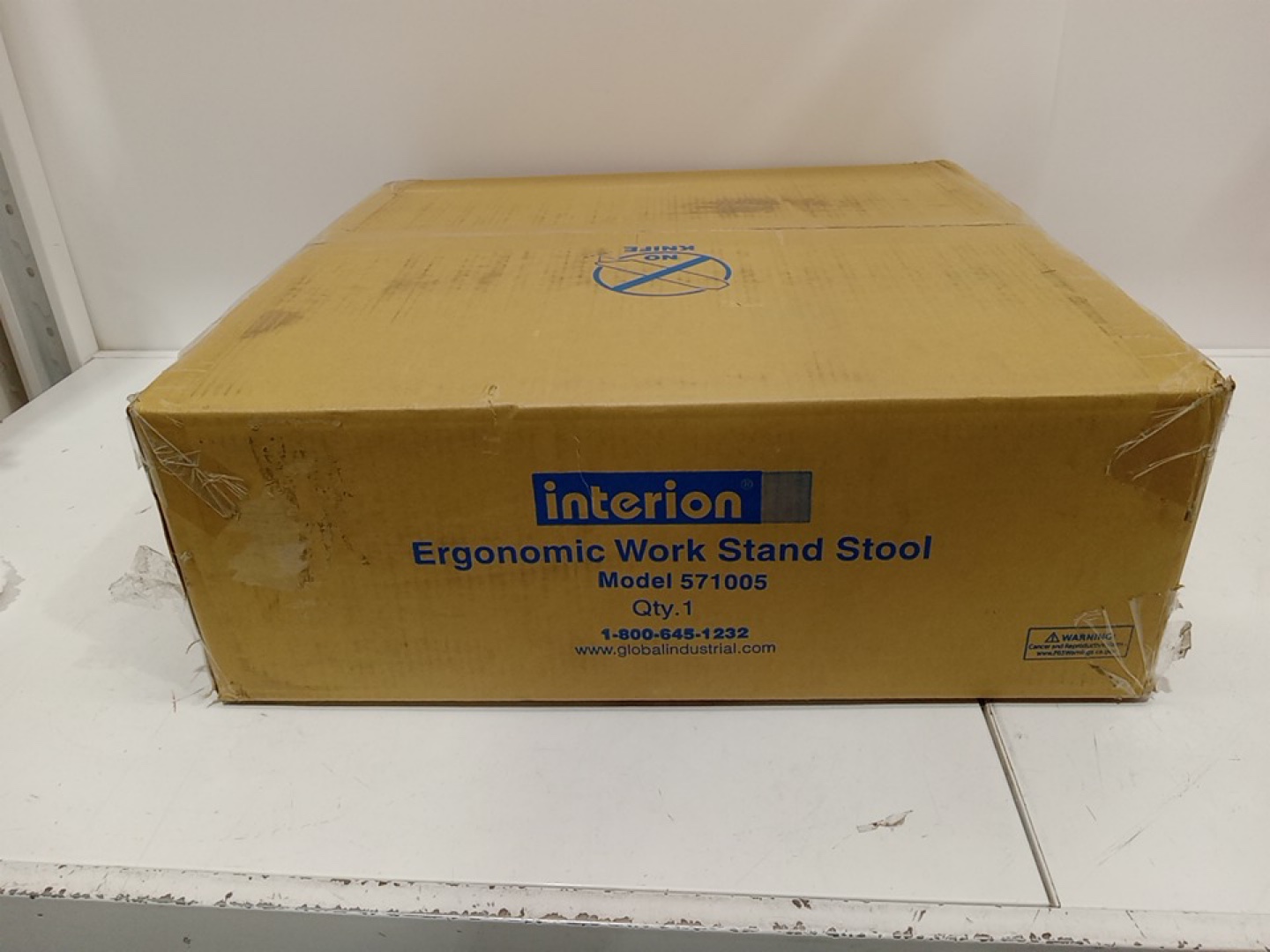 Brand New - INTERION ERGONOMIC STANDING STOOL - 250LBS CAP - photo 3