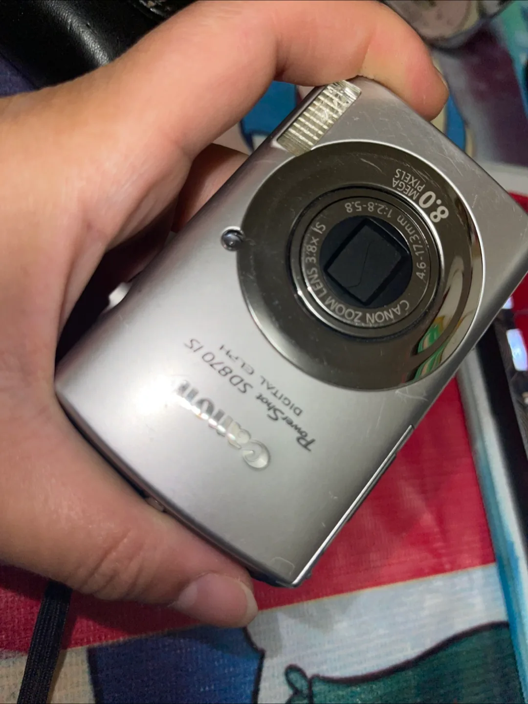 🏒 Canon PowerShot SD870 IS Digital Elph 8.0 MP Camera image indicator(4)