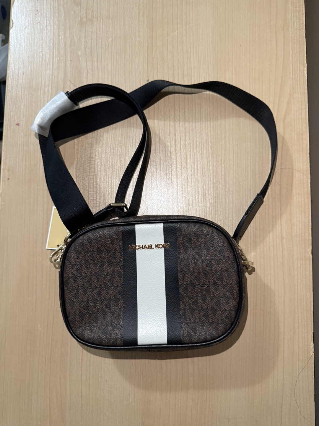 Michael Kors Brown and White Crossbody Bag - photo 4
