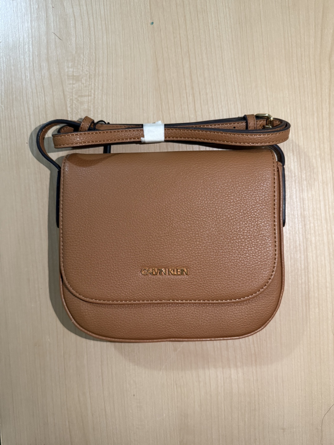 Calvin Klein Brown Leather Crossbody Bag