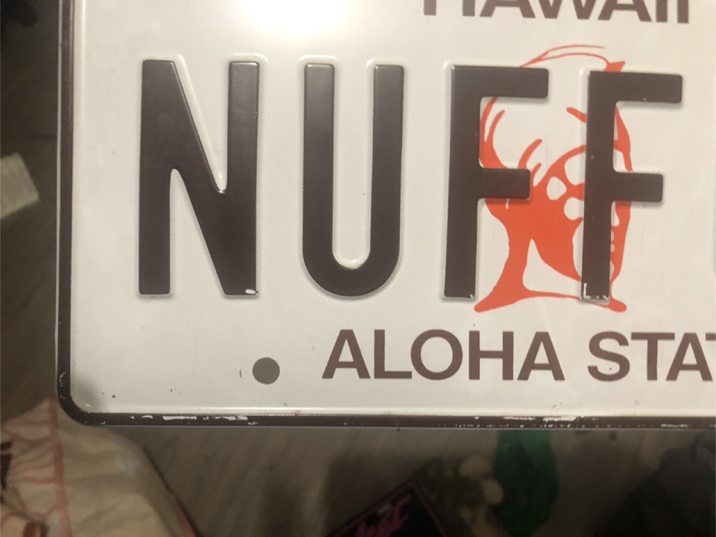 Vintage Hawaii Novelty Aloha State License Plate - Nuffun - photo 3
