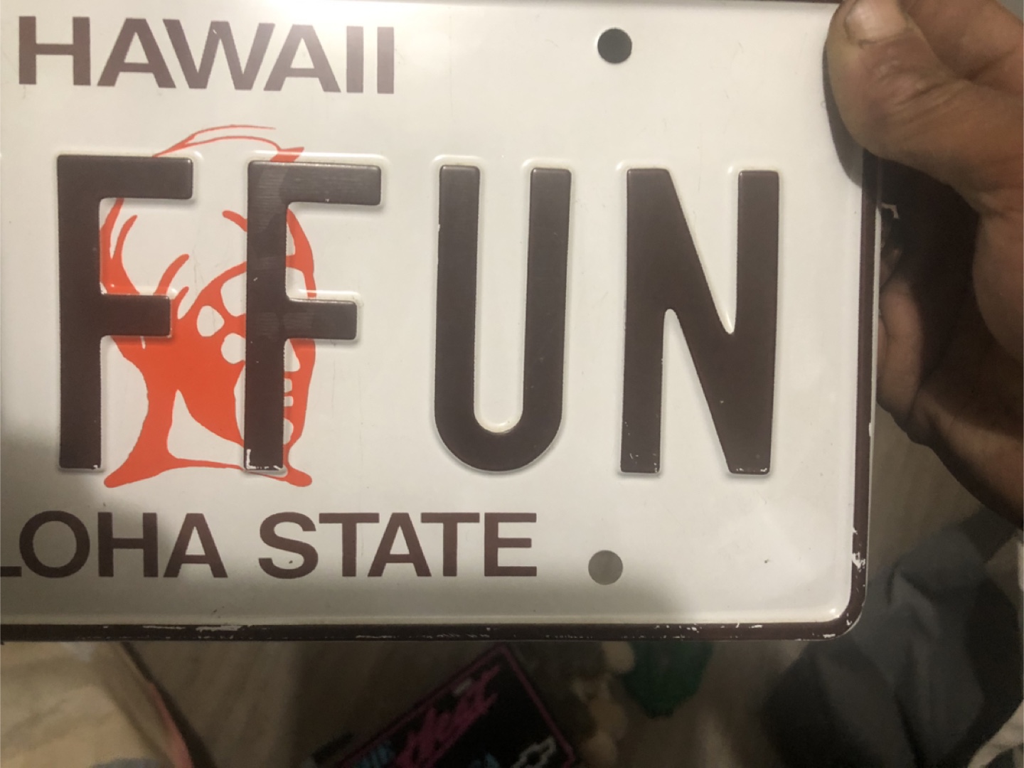 Vintage Hawaii Novelty Aloha State License Plate - Nuffun - photo 4