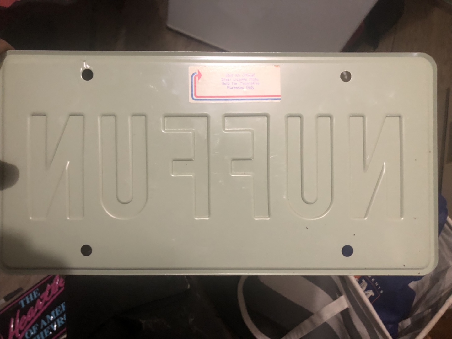 Vintage Hawaii Novelty Aloha State License Plate - Nuffun - photo 5