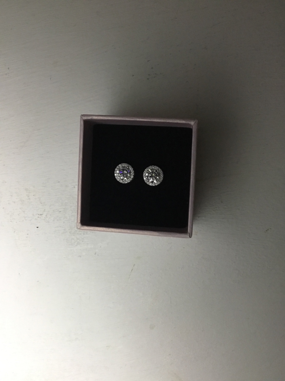 GRA Moissanite Halo Stud Earrings - photo 3