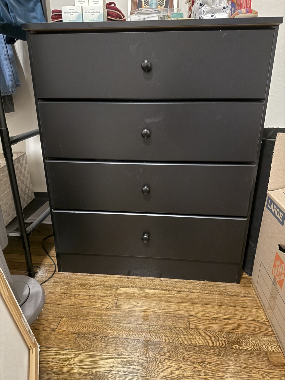 PREPAC 4-Drawer Chest - Black
