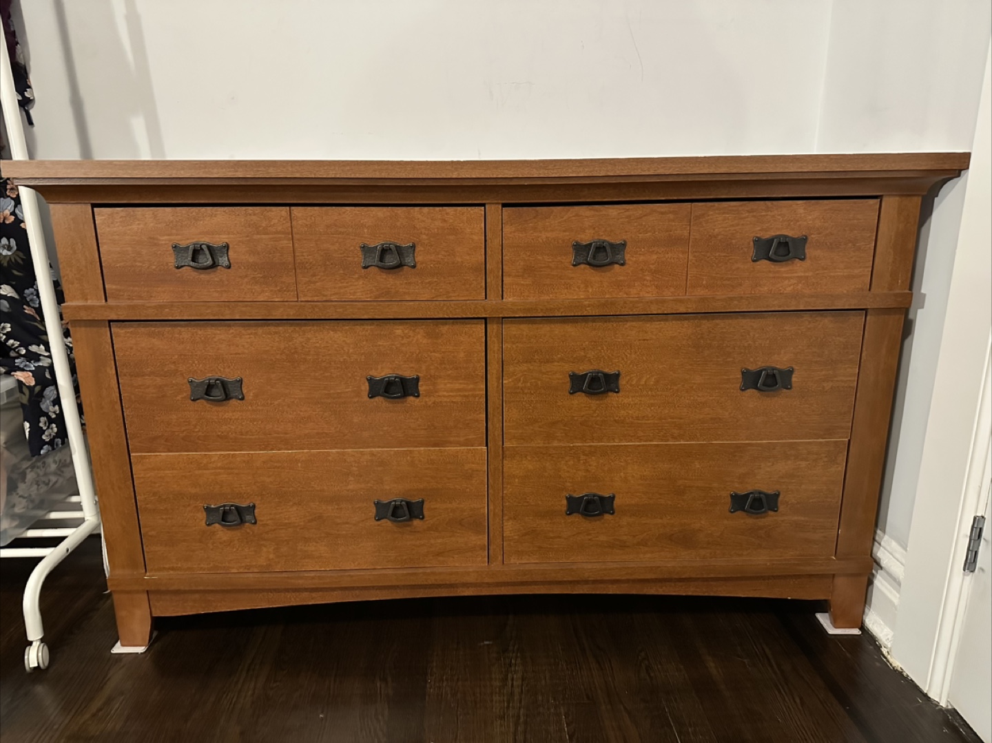 Wooden Six-Drawer Dresser