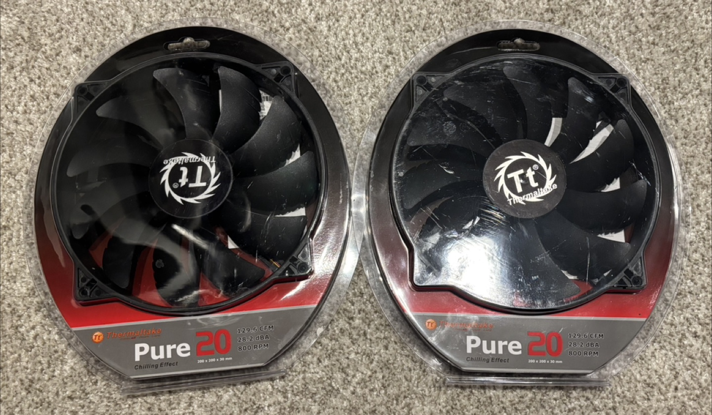 Thermaltake Pure 20 2-Pack 120mm Case Fans