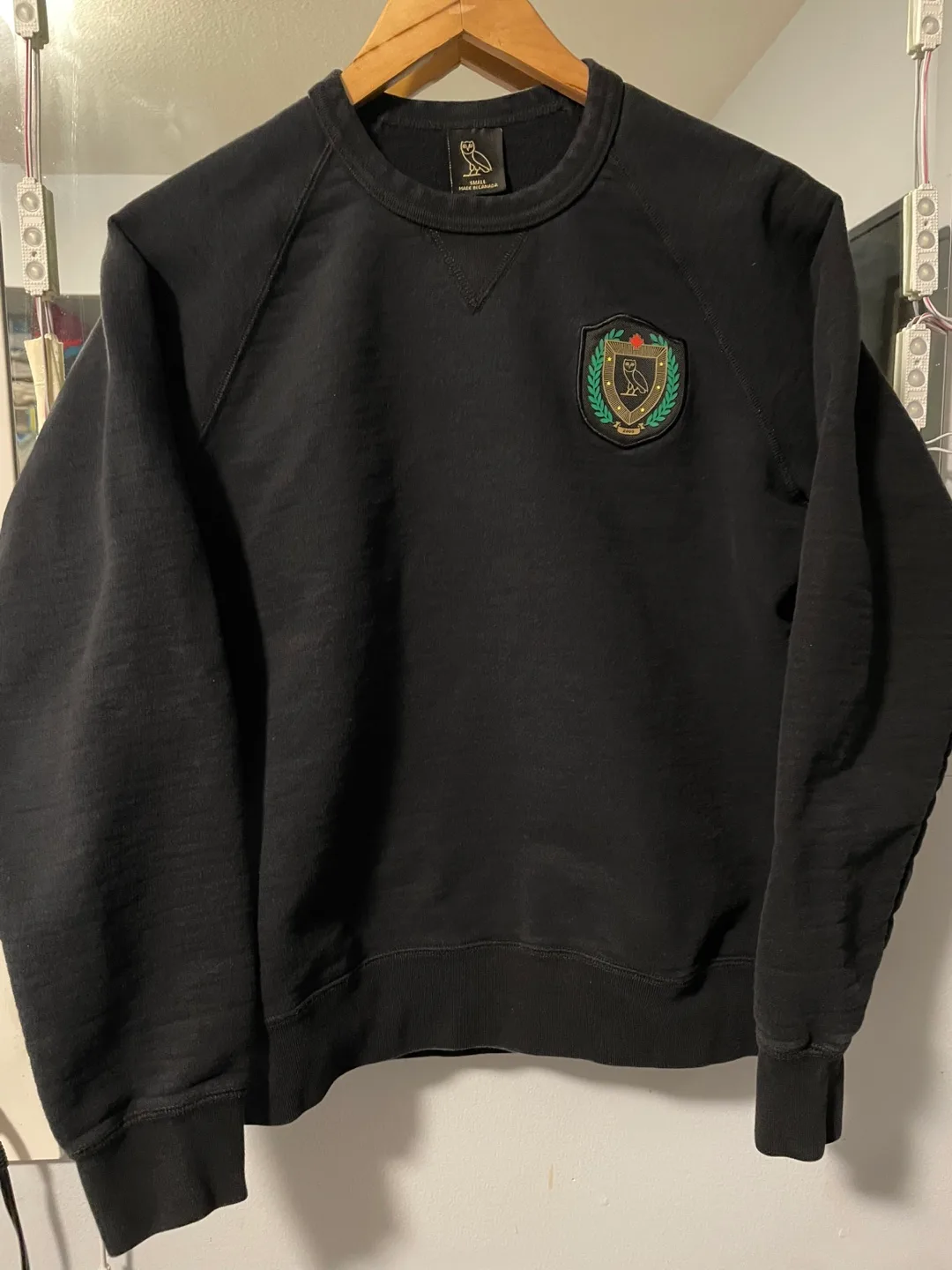 OVO Black Crewneck Sweatshirt thumbnail