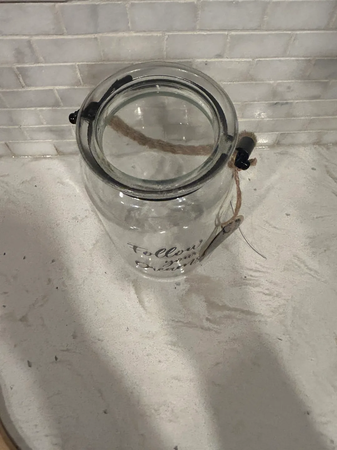 Kitchen Bundle: Glass Jar, Tea Towel & Wooden Utensils image indicator(4)