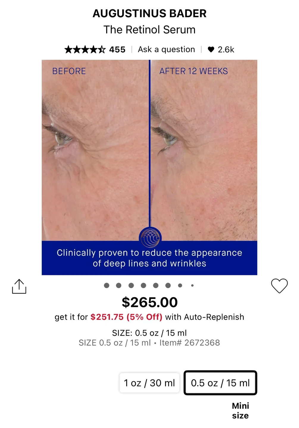 (Trial Size) AUGUSTINUS BADER The Retinol Serum image indicator(3)