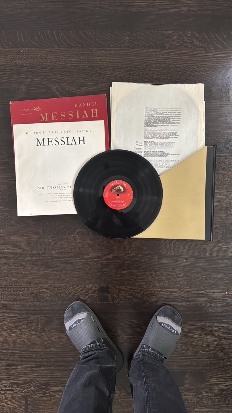 Handel Messiah Vinyl Record - photo 4