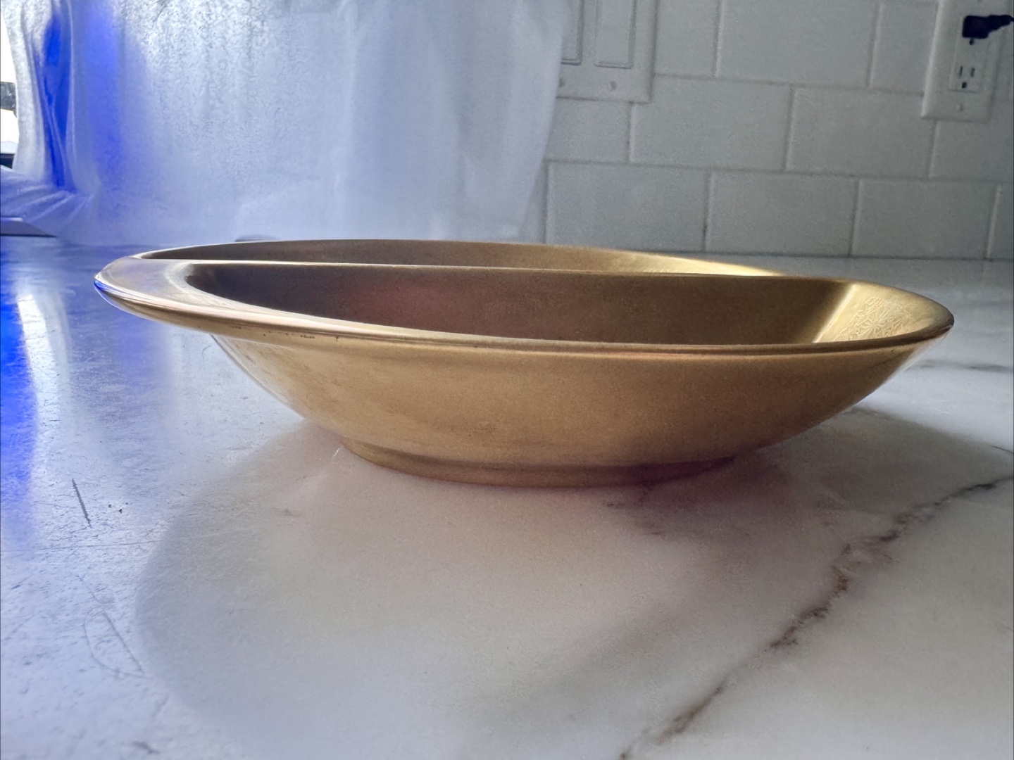 Vintage Pickard Divided Dish 22K Gold plated - photo 2
