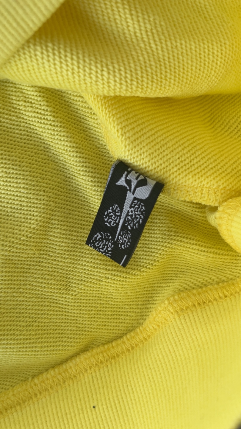 Yellow Sp5der Hoodie Size M - photo 4