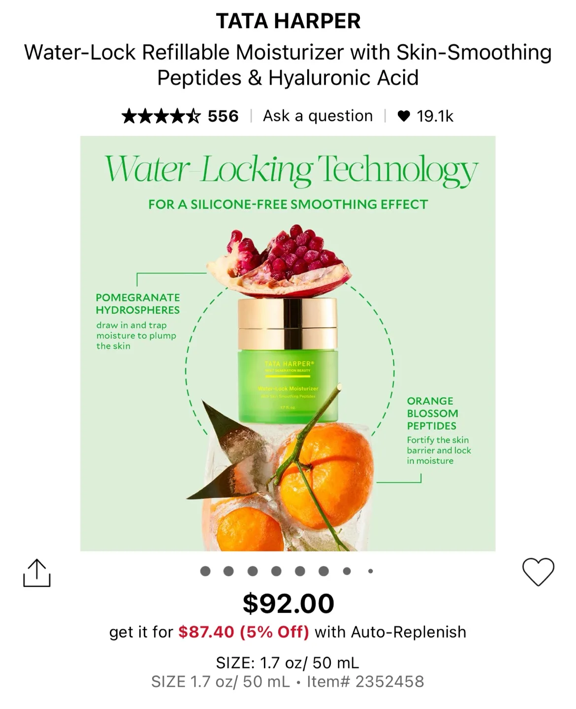 (Trial Size) TATA HARPER Water-Lock Moisturizer image indicator(3)