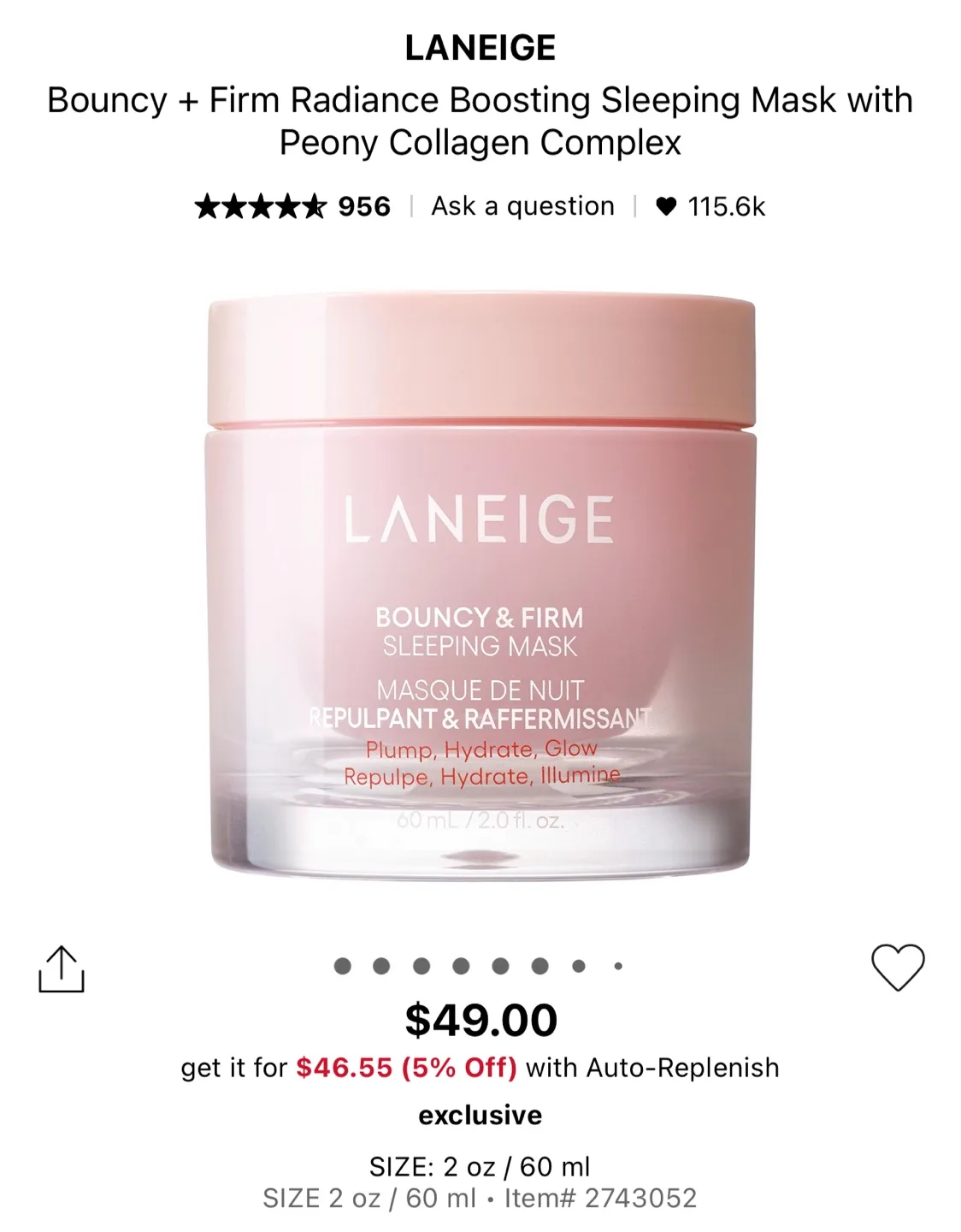 (Trial Size Bundle) LANEIGE Moisturizer/Toner/Sleeping Mask image indicator(3)