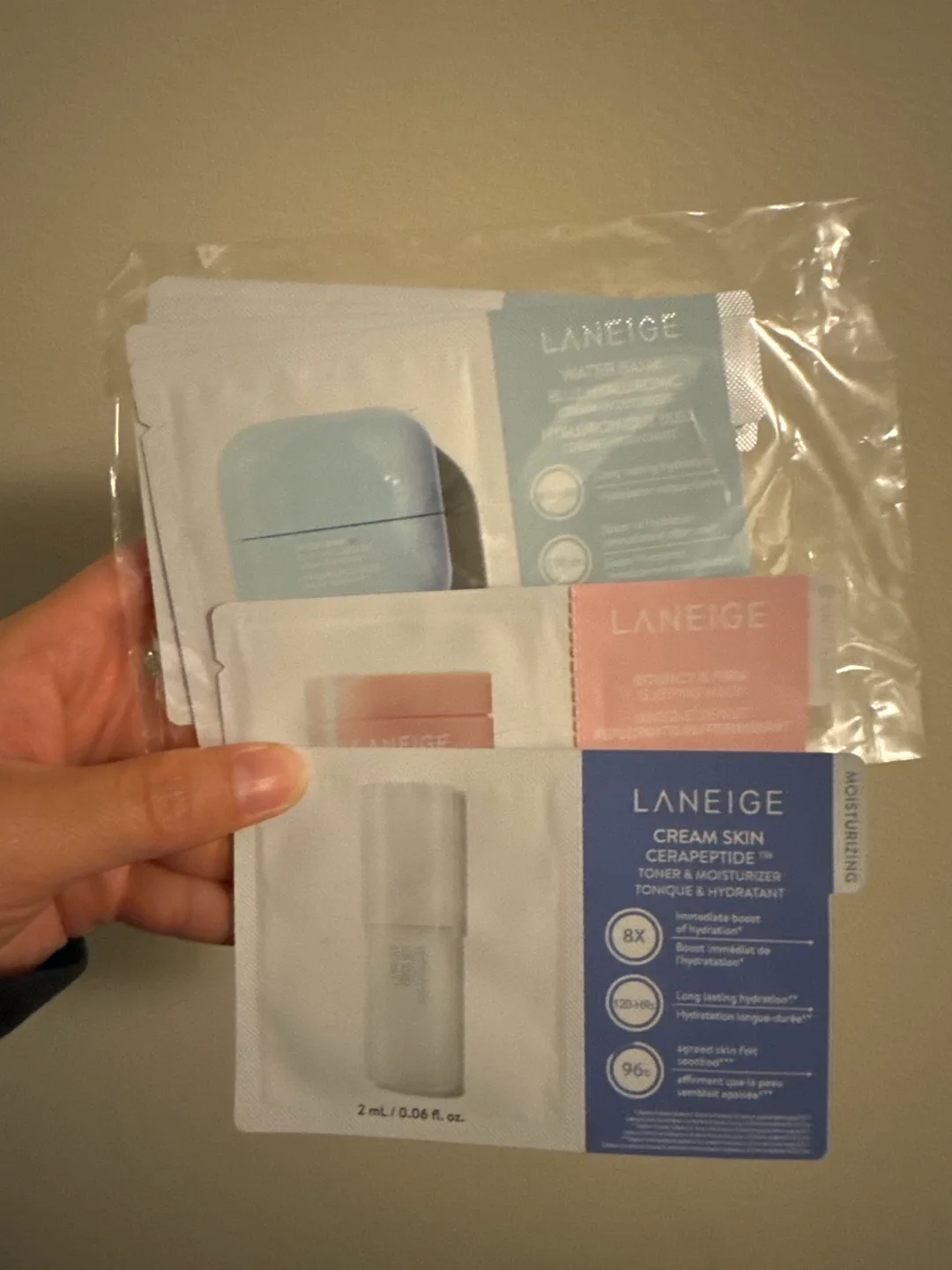(Trial Size Bundle) LANEIGE Moisturizer/Toner/Sleeping Mask image indicator(4)