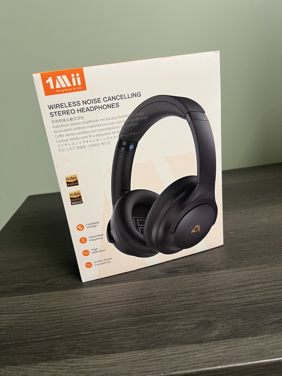 1Mii Wireless Noise Cancelling Headphones