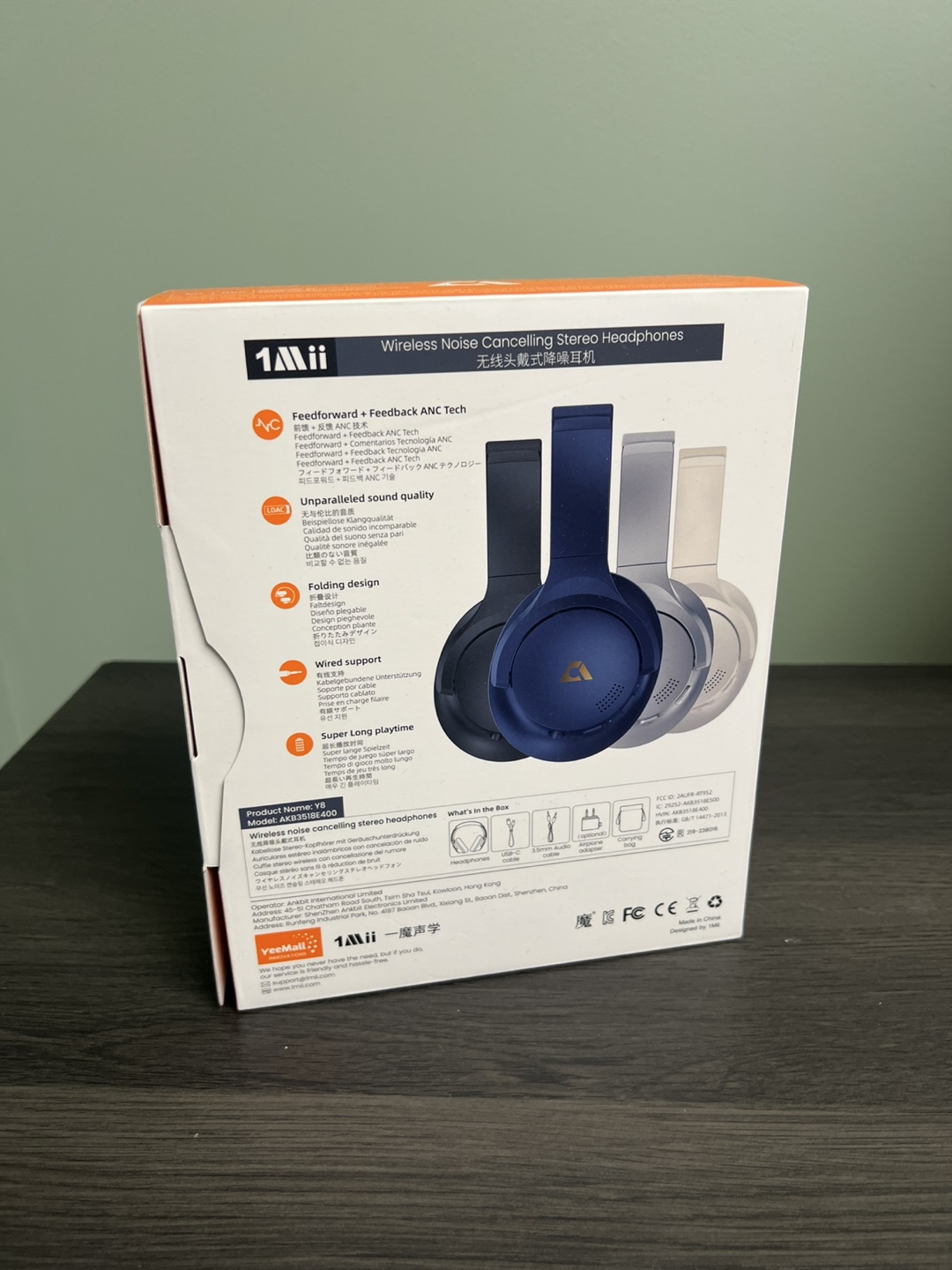 1Mii Wireless Noise Cancelling Headphones - photo 2