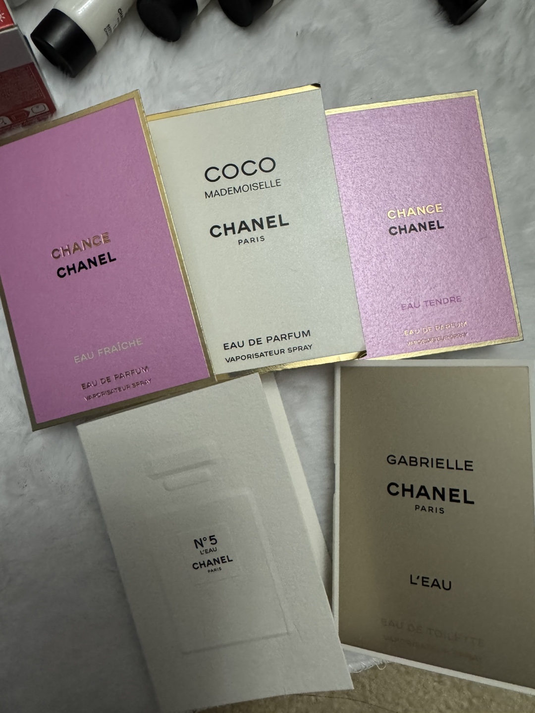 Chanel Perfume Sample Set
