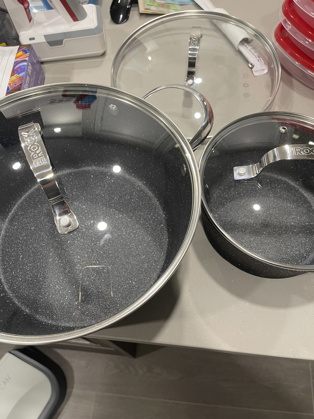 2-Piece Farberware Cookware Set with Glass Lids
