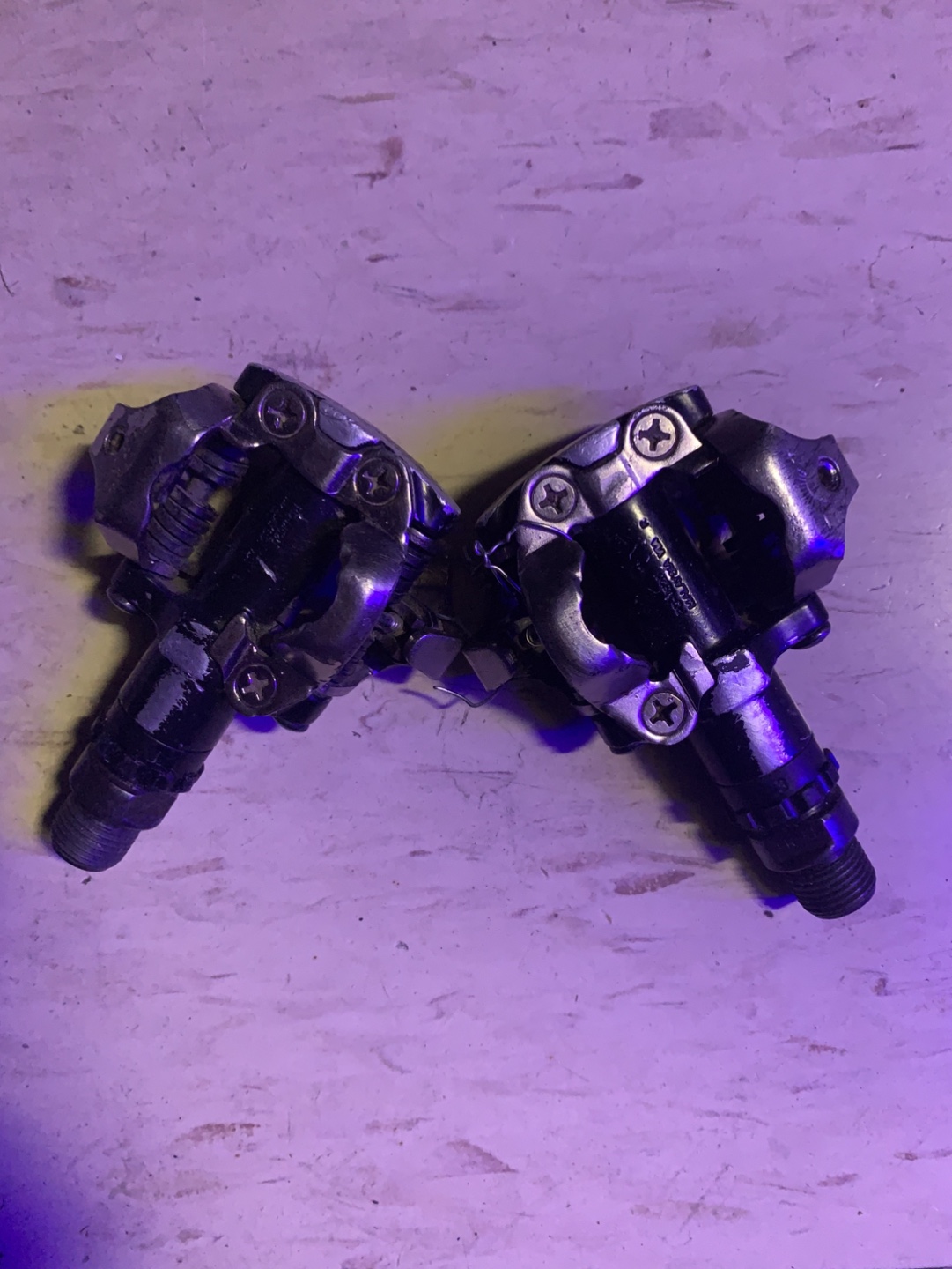 Used Shimano M520 SPD Bicycle Pedals - photo 2