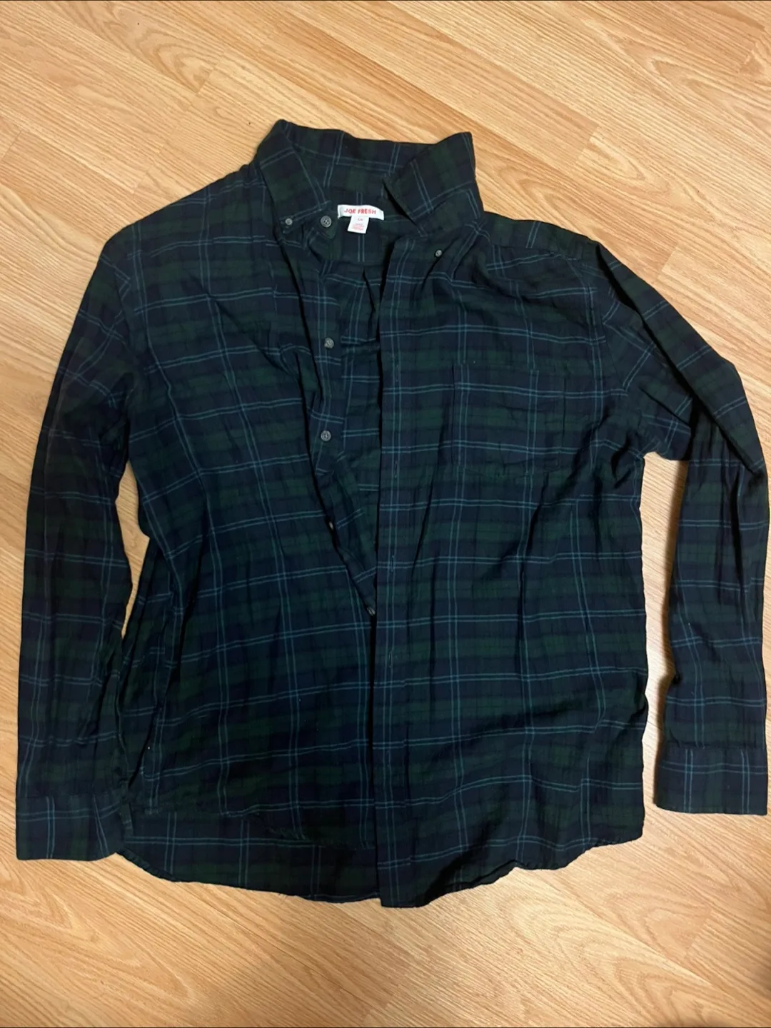 Joe Fresh Long Sleeve Flannel Shirt - Size L thumbnail