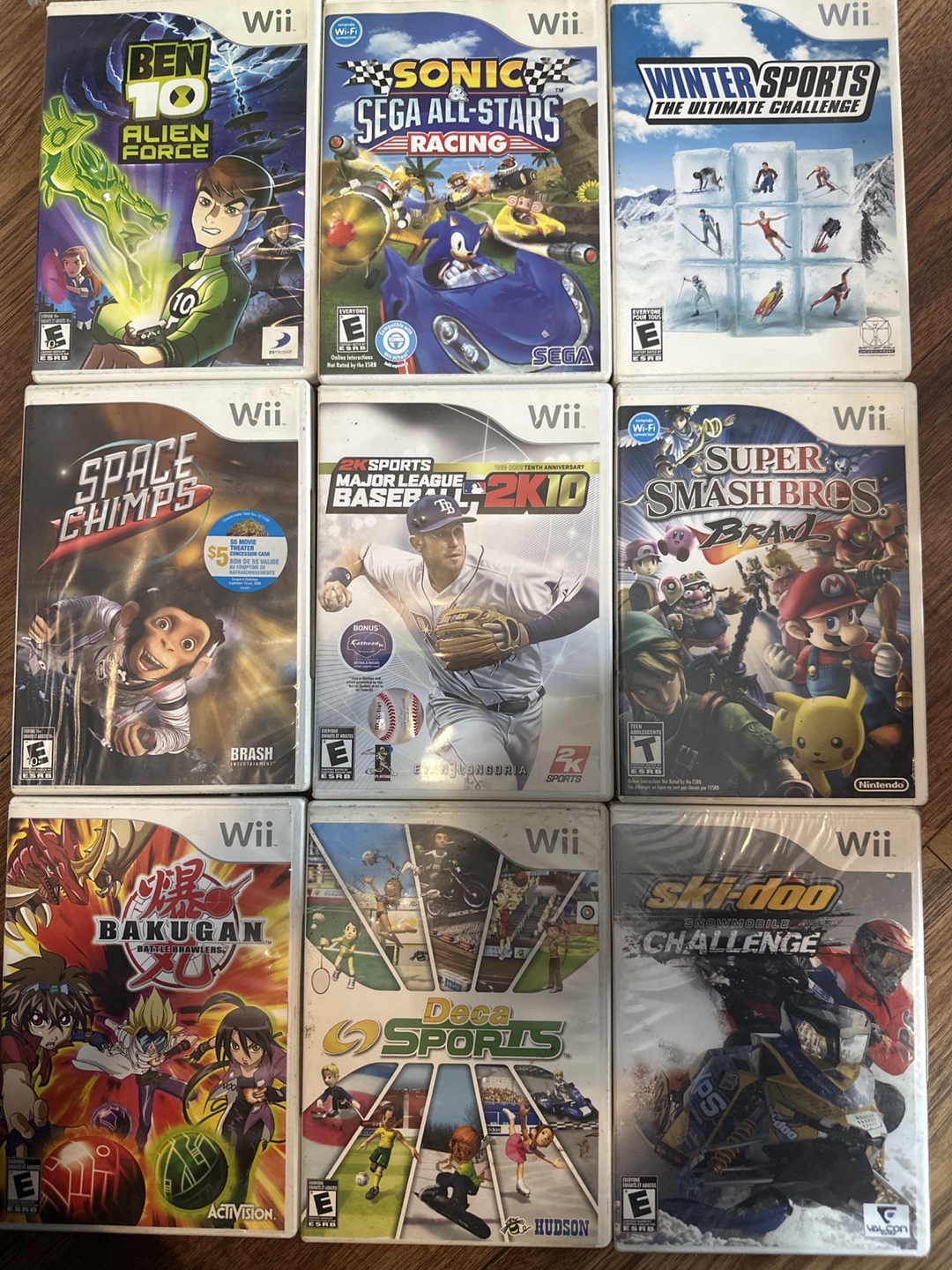 Lot of 12 Wii Games