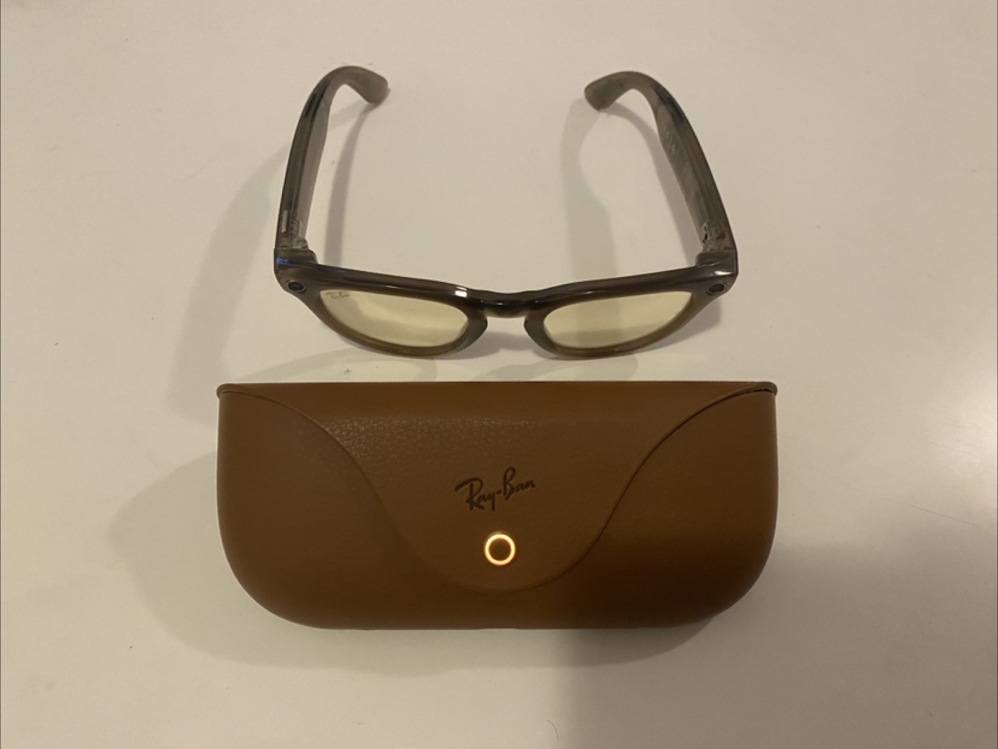 Ray-Ban Meta Smart Glasses Headliner - Warm Stone
