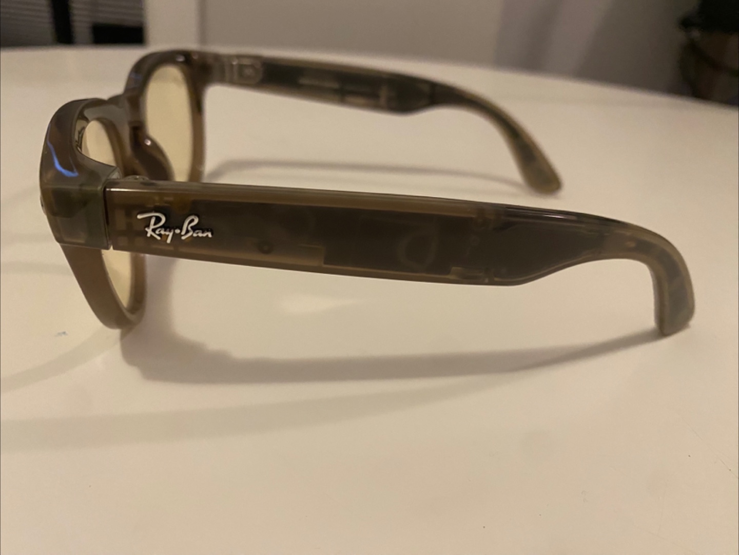 Ray-Ban Meta Smart Glasses Headliner - Warm Stone - photo 3