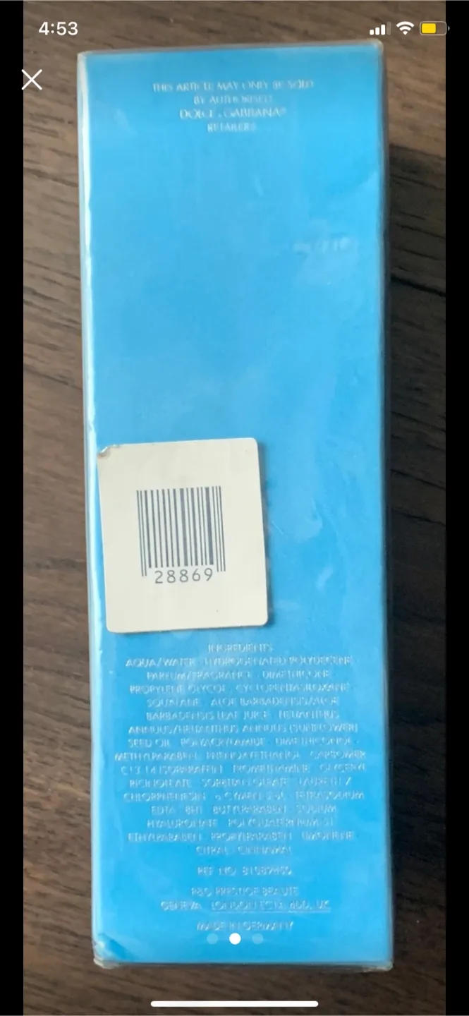 Dolce & Gabbana Light Blue Refreshing Body Cream image indicator(3)