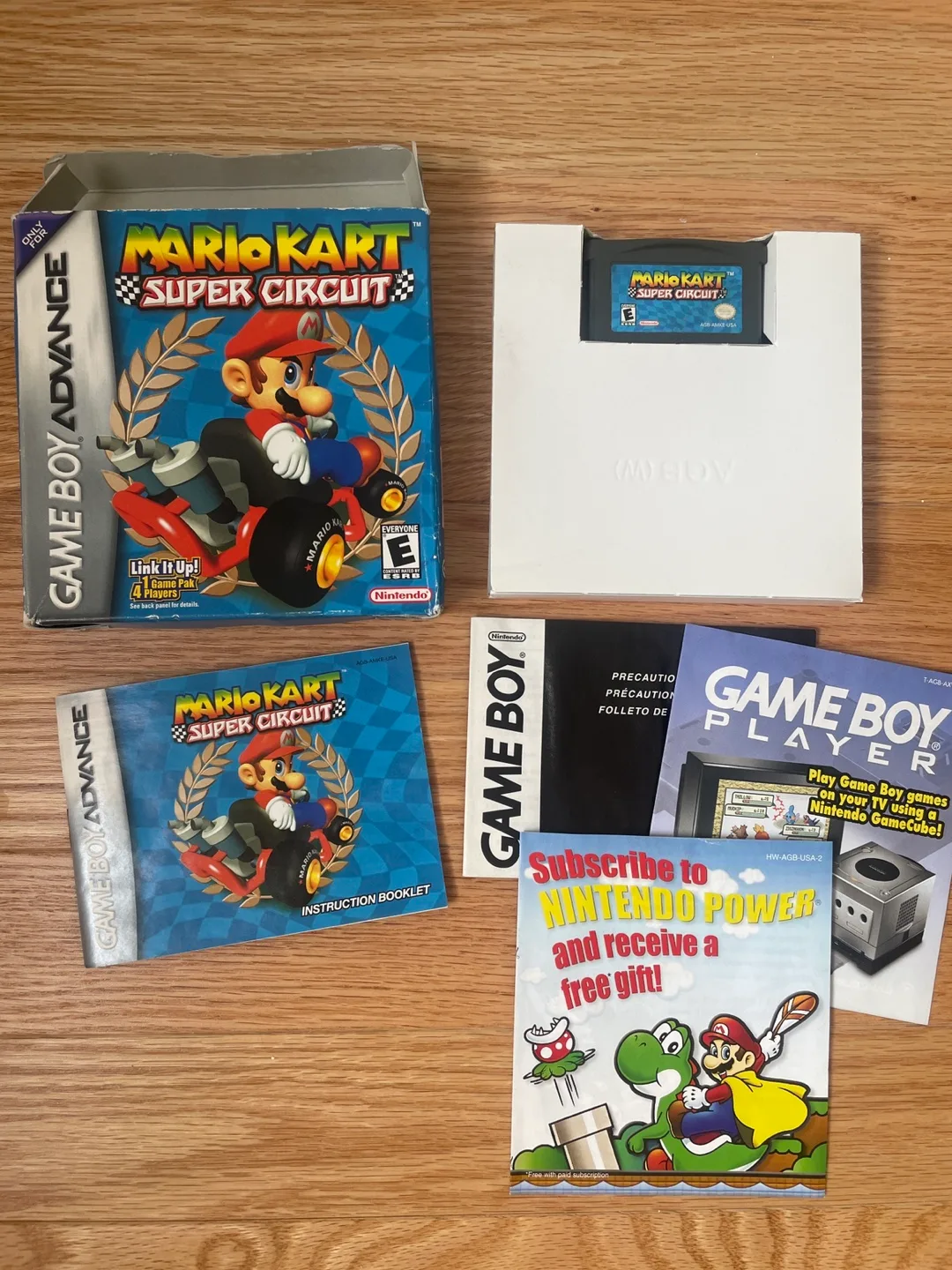 Mario Kart Super Circuit Game Boy Advance CIB thumbnail