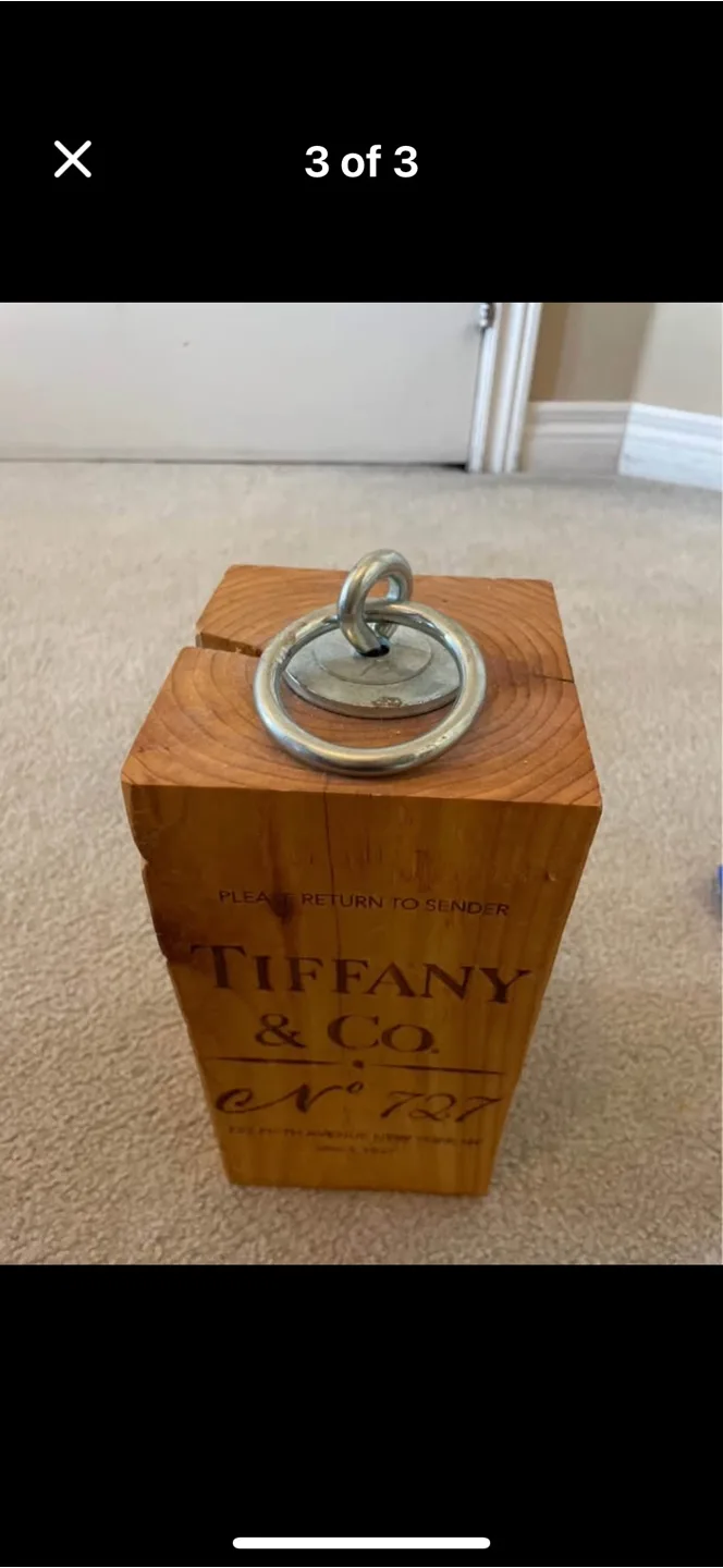 Tiffany & Co. Wooden Door Stop thumbnail