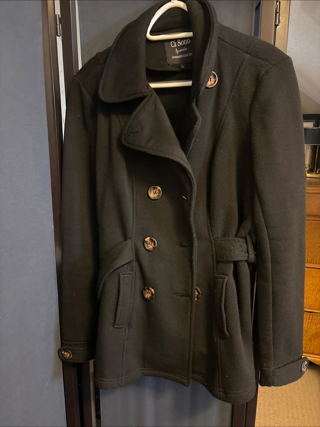 Ci Sono by Simons Women's Peacoat thumbnail