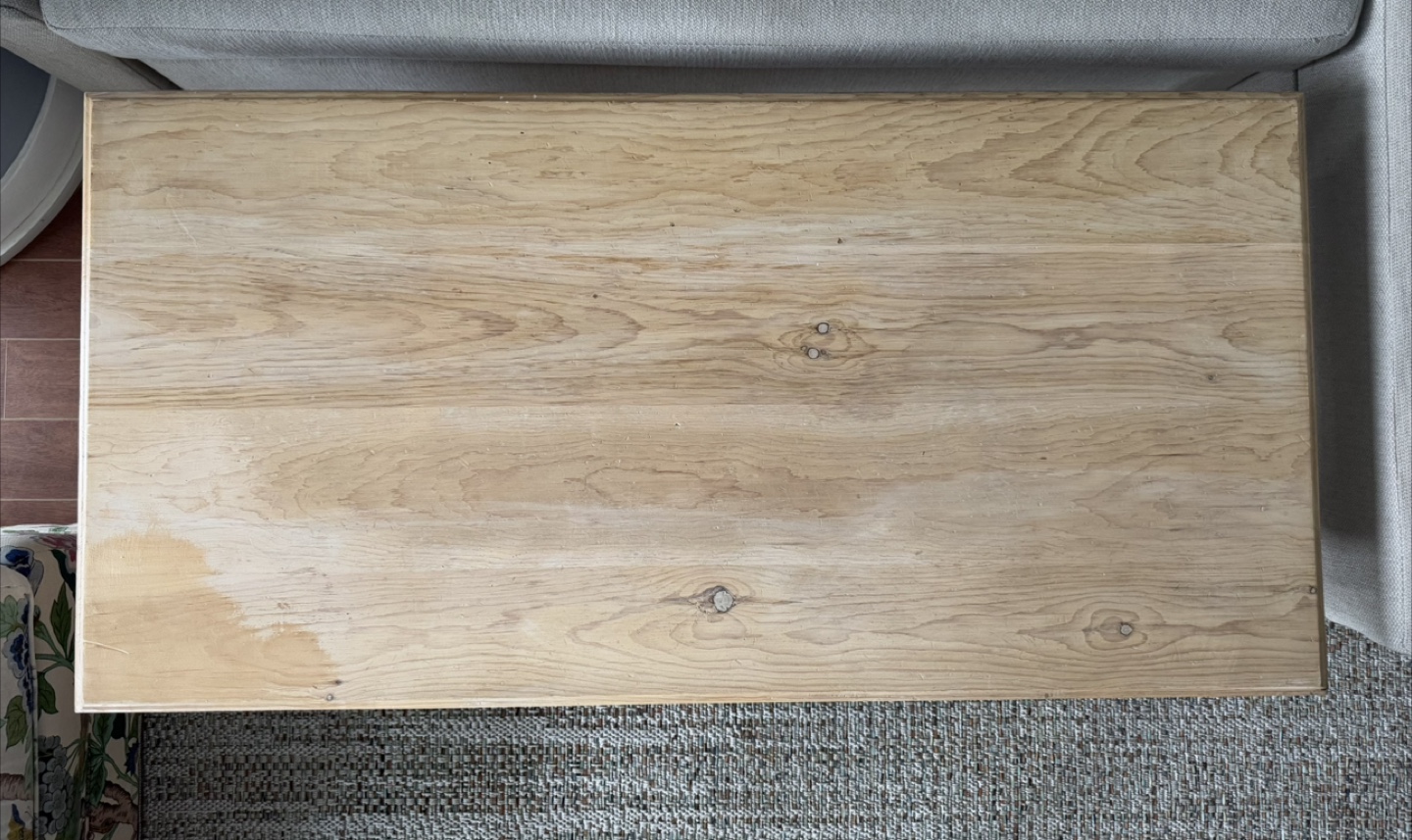 Light Wood Coffee Table - photo 3