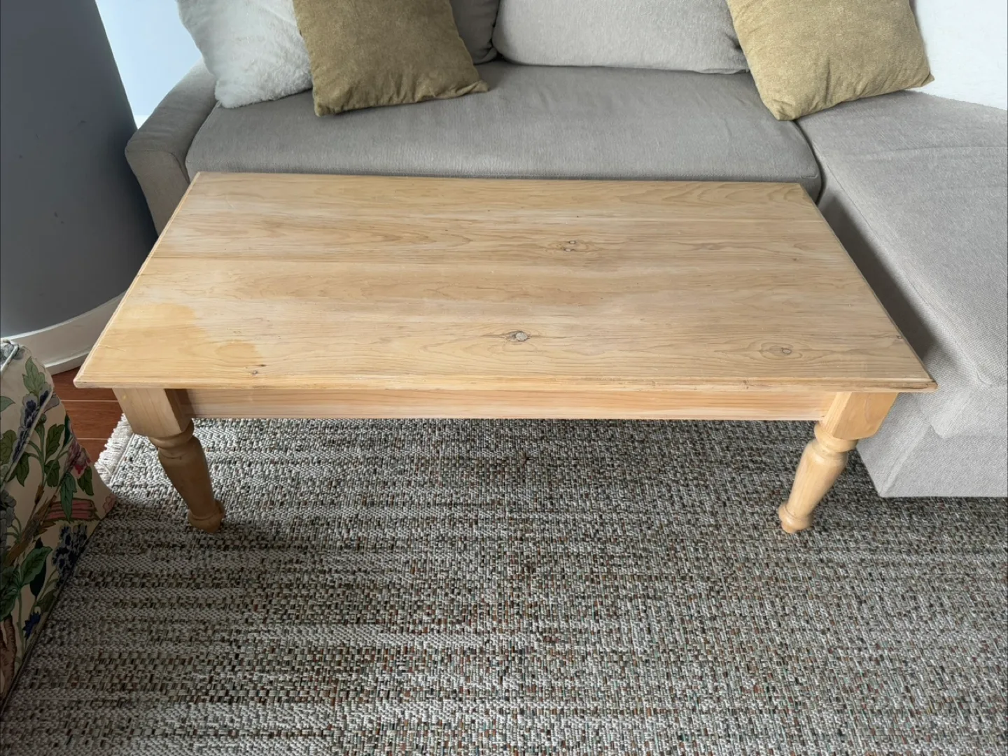 Light Wood Coffee Table