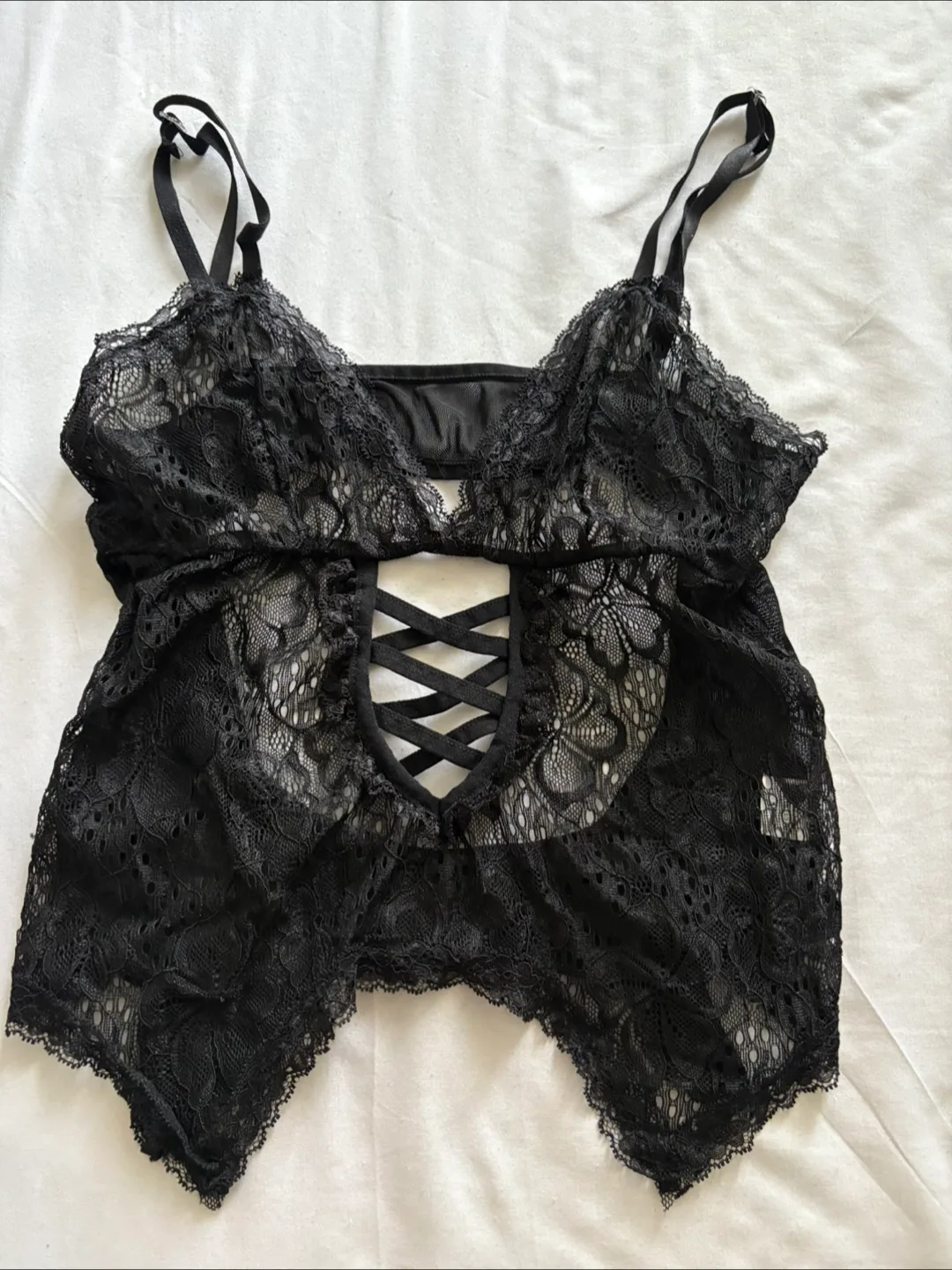 Black Lace Bodysuit - Size M thumbnail