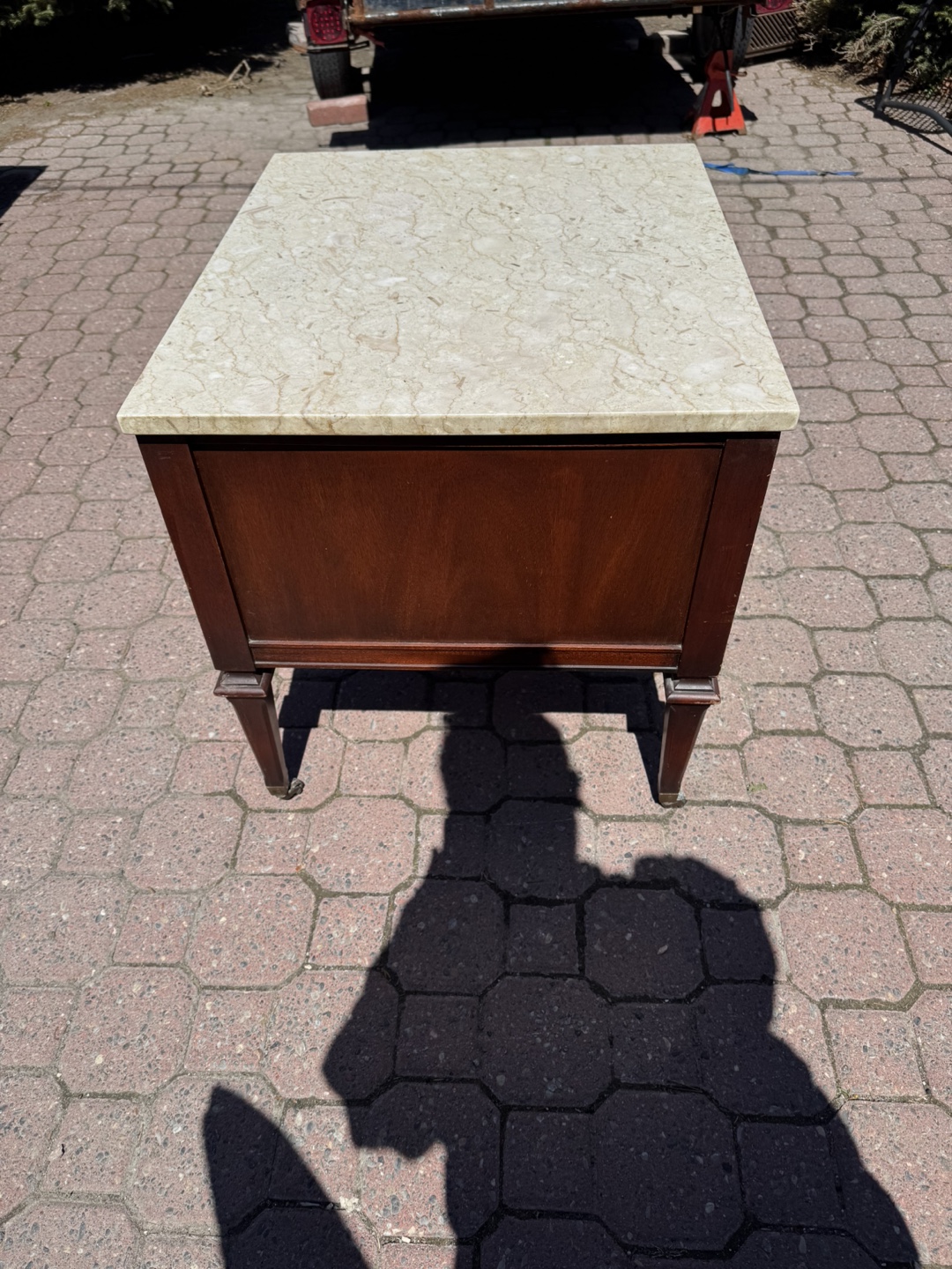 Marble Top Nightstand/End Table - photo 5