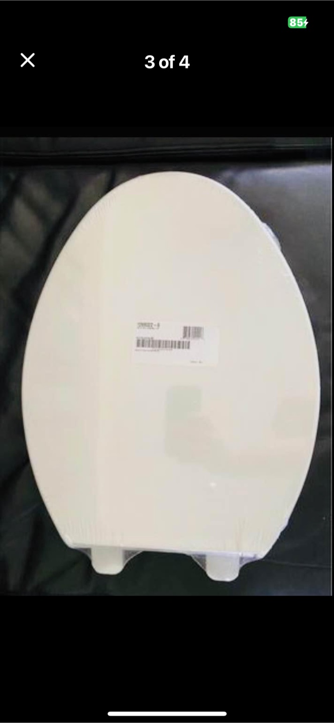 New - White elongated toilet seat, slow close.  Paid 80 - photo 3