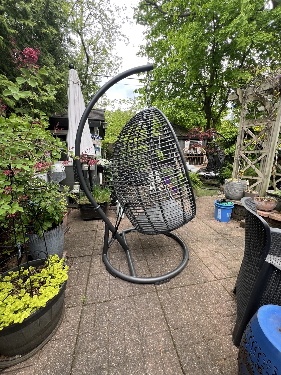 Outdoor Hanging Egg Chair - photo 2