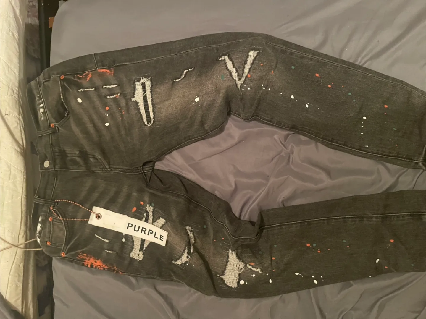 Purple Brand Distressed Jeans thumbnail
