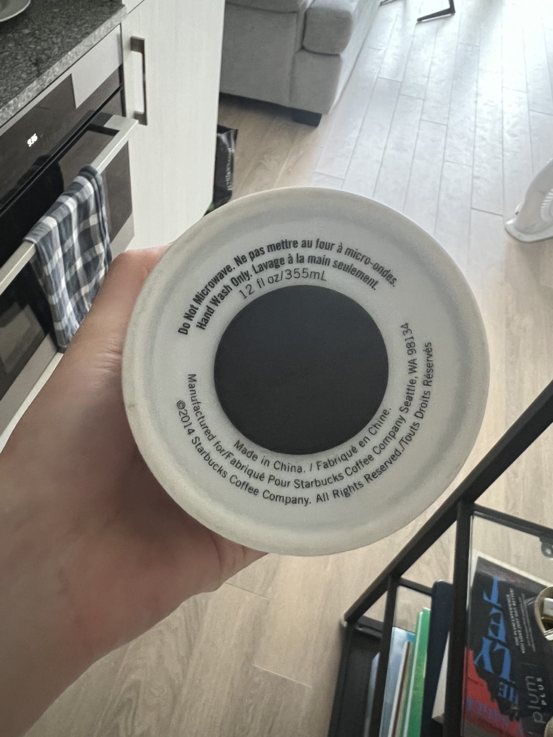 Ceramic Starbucks Tumbler with Cap - photo 2