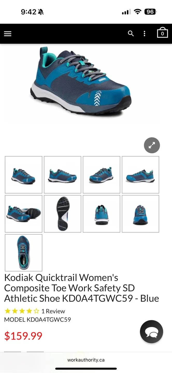 Kodiak Women's Composite Toe Work Safety Shoe  - Size 7.5M image indicator(6)