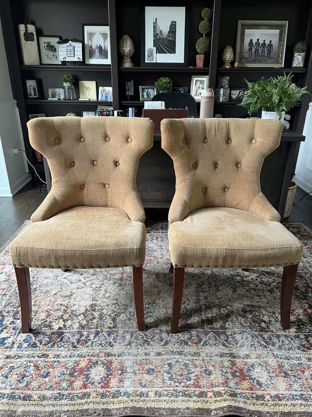 Pair of Upholstered Accent Chairs