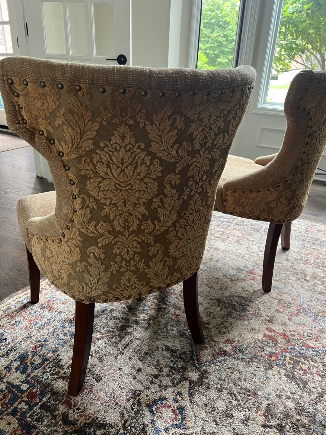 Pair of Upholstered Accent Chairs - photo 2