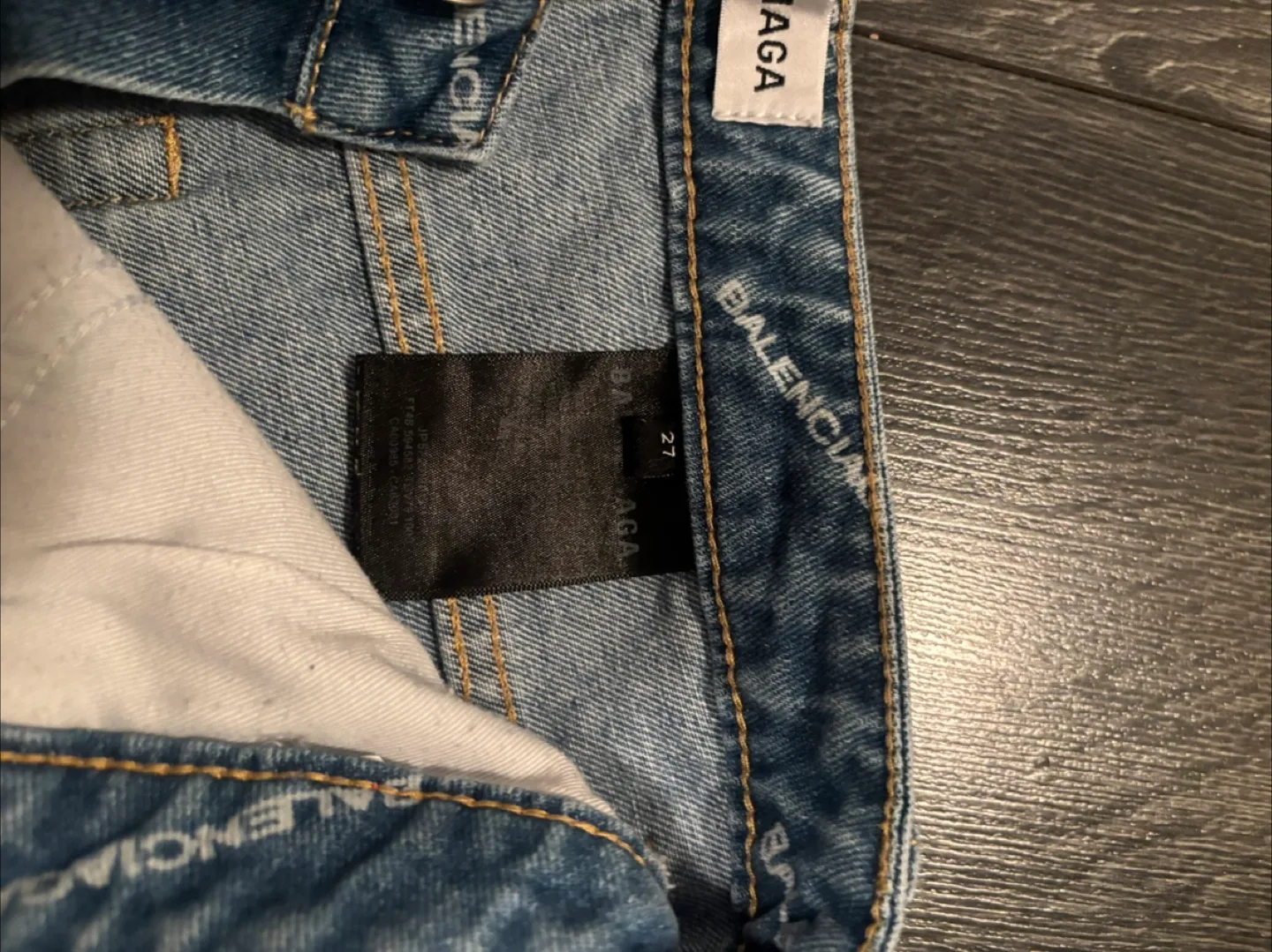 Women’s Balenciaga Jeans Size 27 image indicator(6)