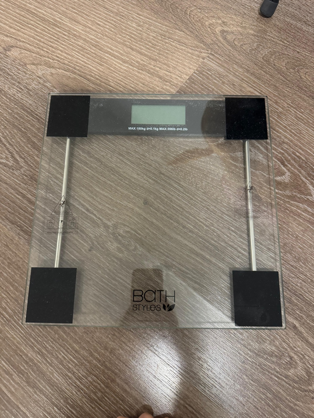 Bath Styles Glass Bathroom Scale