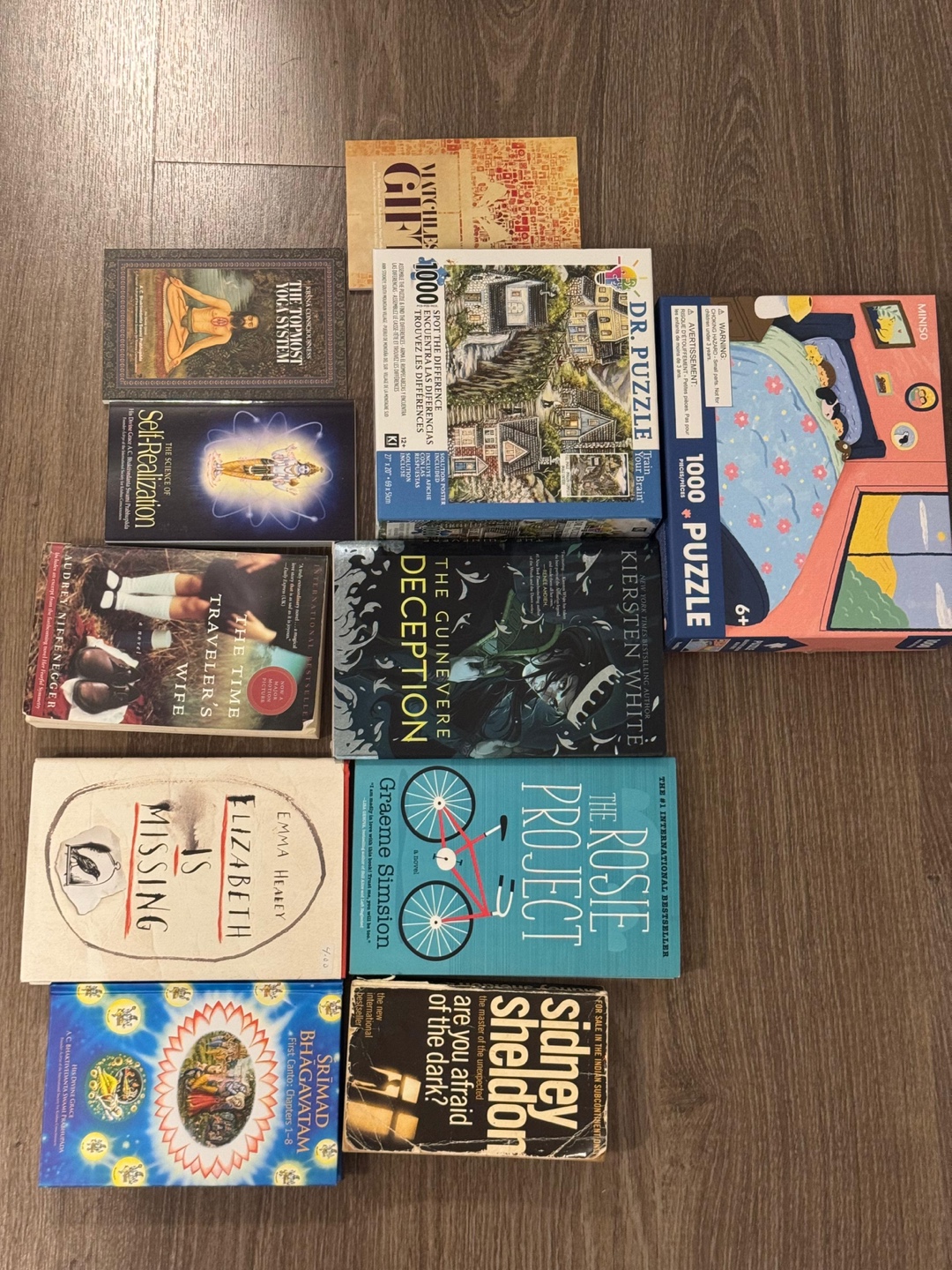 Book and Puzzle Lot - 10 items